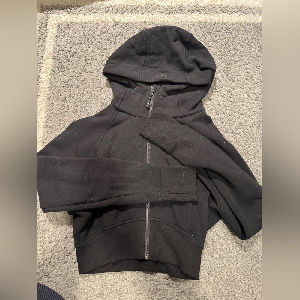 Lululemon Scuba Full Zip Cropped Hoodie